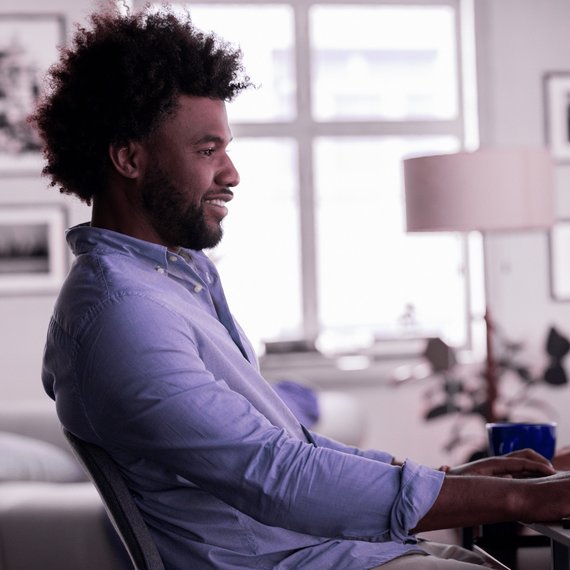 Person working on a desk
